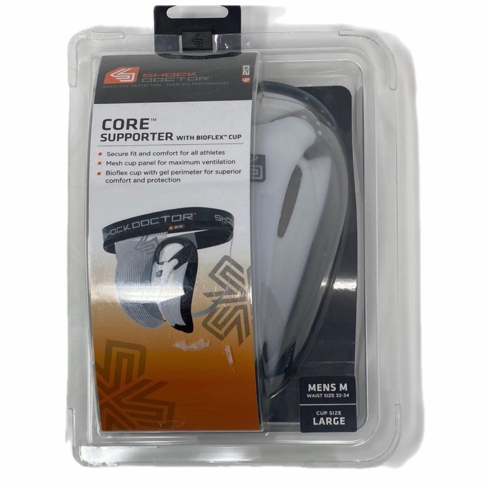 Shock Doctor Core Supporter with Bioflex Cup. shorts 32-34; cup L